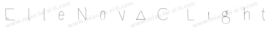 ElleNovaC Light字体转换
